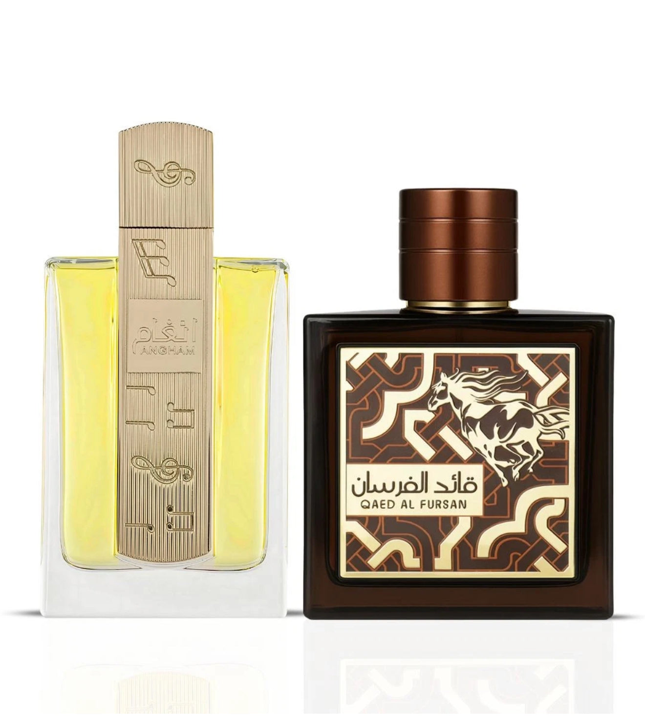 Angham 100ML & Qaed Al Fursan Untamed 90ML EDP Sprays by Lattafa  (Bundle)