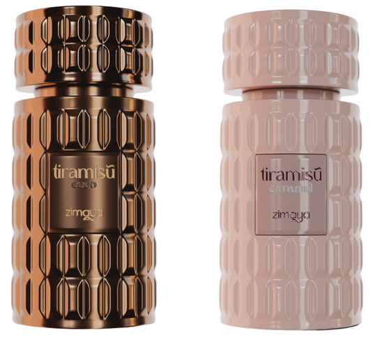 Zimaya COMBO PACK TIRAMISU COCO + CARAMEL EDP 3.4 Oz / 100ml FAST SHIP 🍰🍫