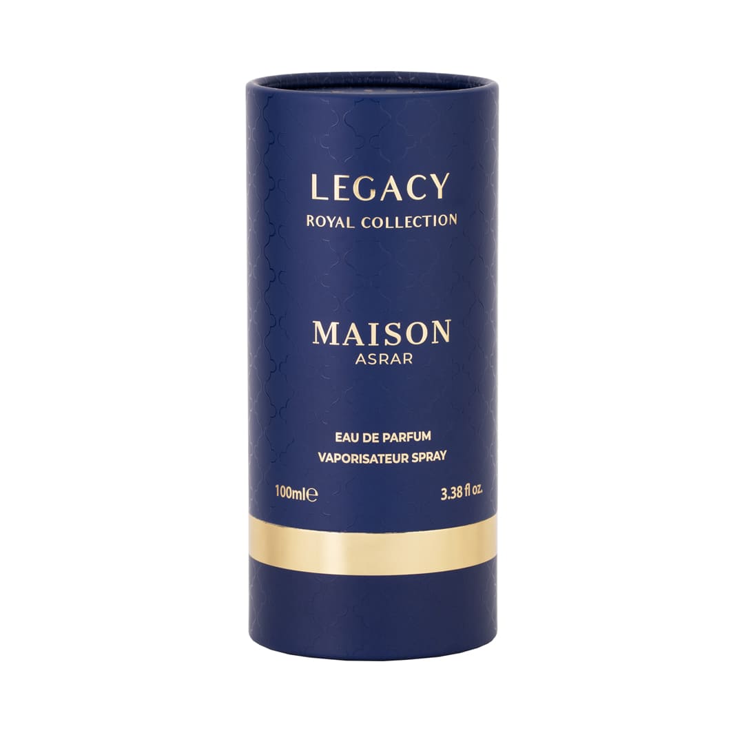 Legacy by Maison Asrar Eau de Parfum box