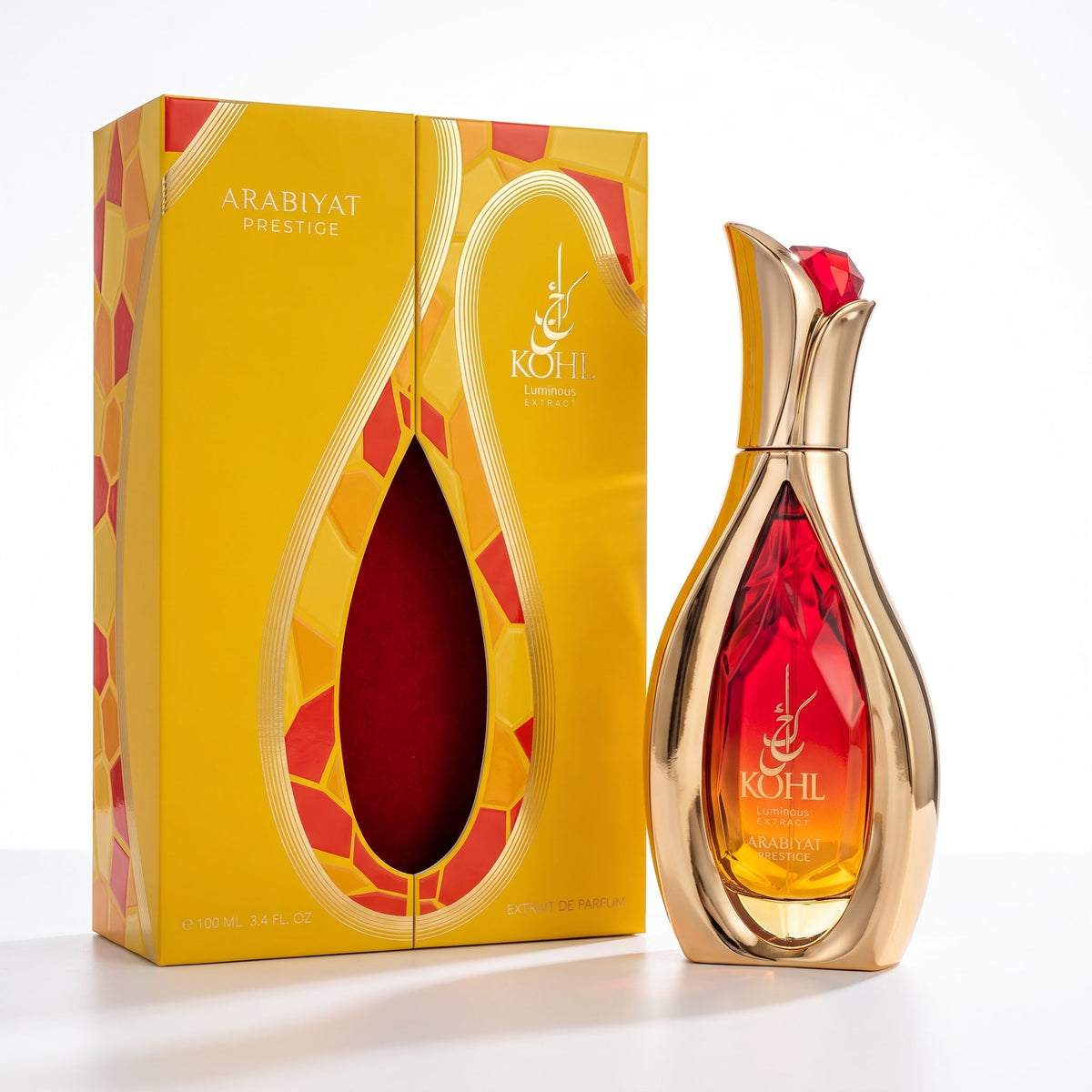 Kohl Luminous Extrait by Arabiyat Prestige 100 ml bottle with box