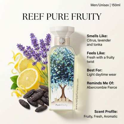 Reef Perfumes Pure Fruity Eau de Parfum 150ml