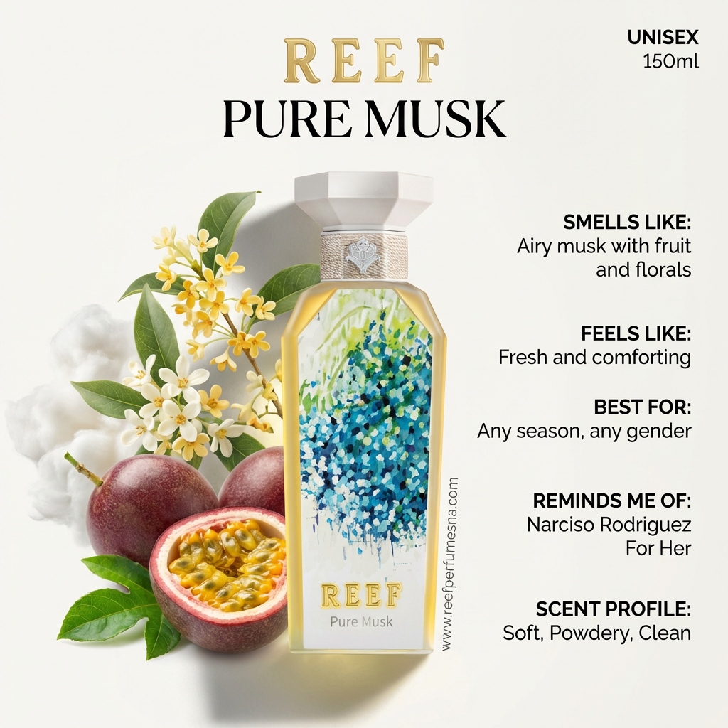 Reef Perfumes Pure Musk Eau de Parfum 150ml